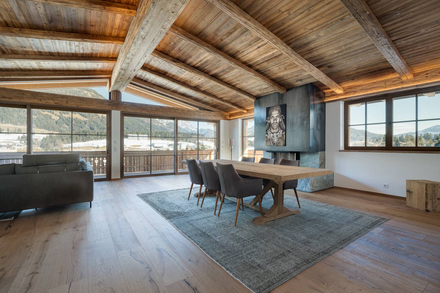 Tiroler Haus mit Bergblick in Fieberbrunn – 5 Zimmer, 2 Bäder