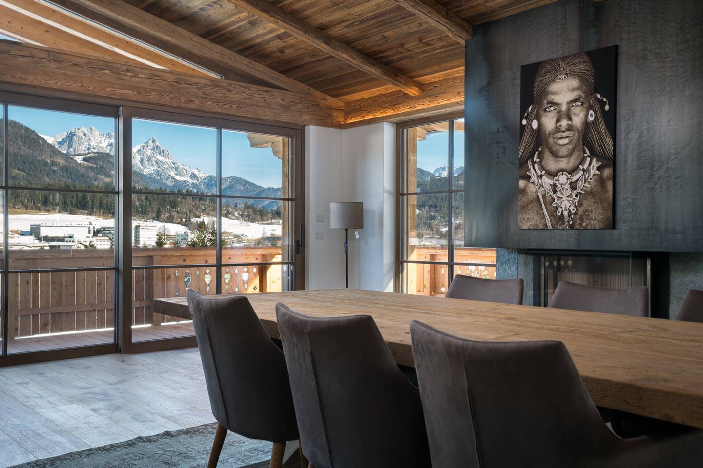 Tiroler Haus mit Bergblick in Fieberbrunn – 5 Zimmer, 2 Bäder