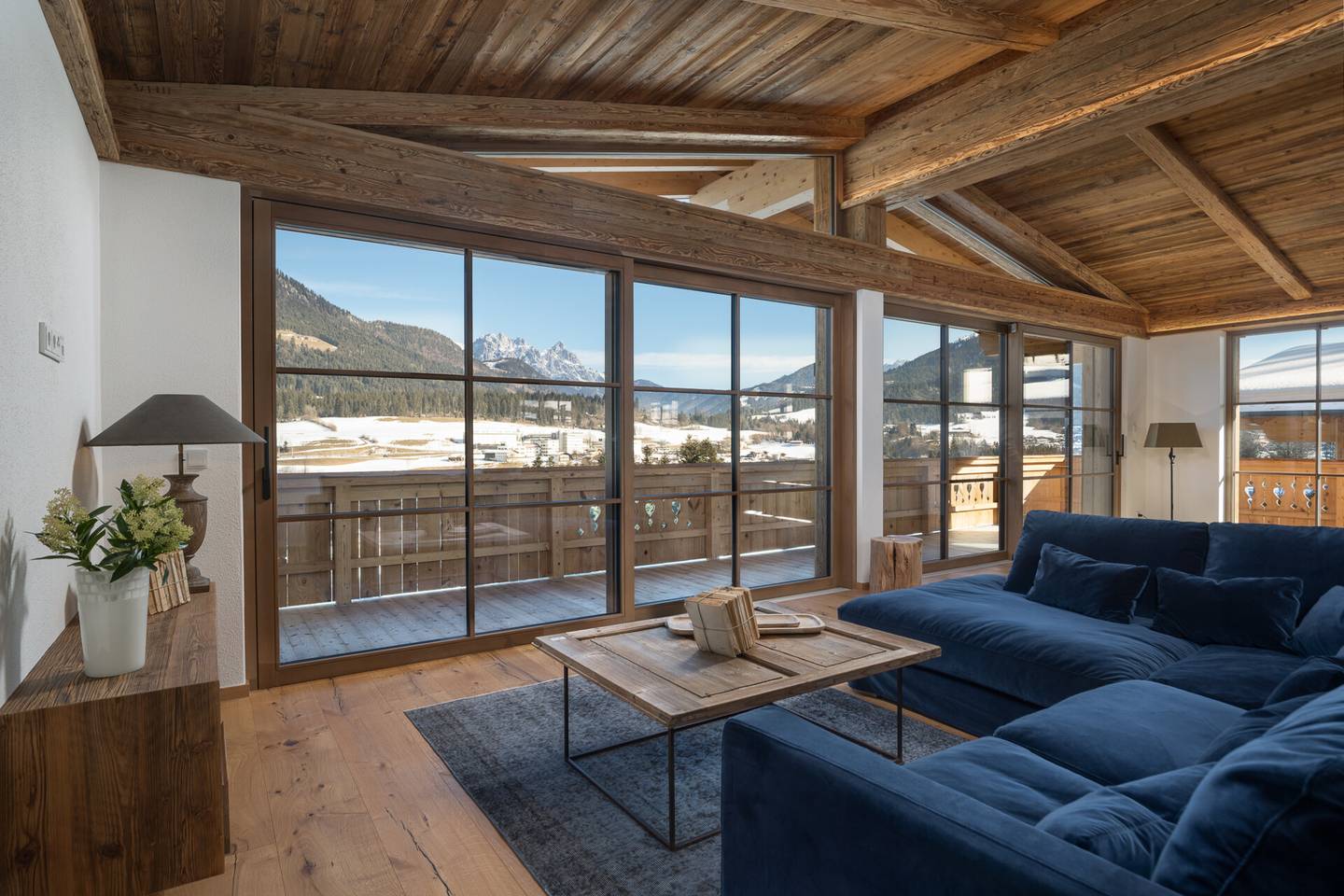 Chalet mit Bergblick in Fieberbrunn, 5 Zimmer, Wellness & Kamin