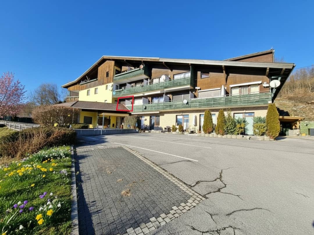 Wohnung mit Loggia nahe Wörthersee Vollmöbliert