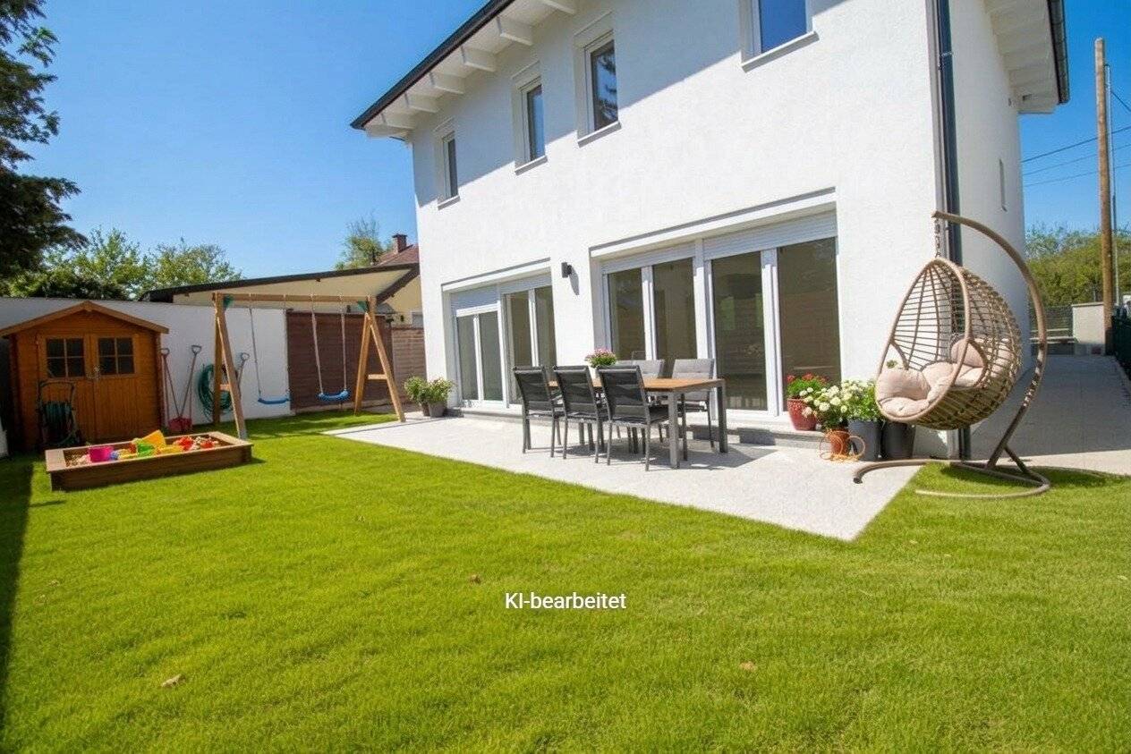 Perfekt für Familien: Exklusives Einfamilienhaus mit uneinsehbaren Garten & Schnellbahn ums Eck - Ruhe, Sonne, Platz!