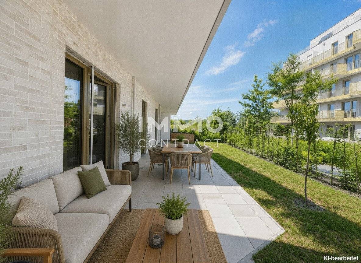 Ground floor apartment new build garden terrace
