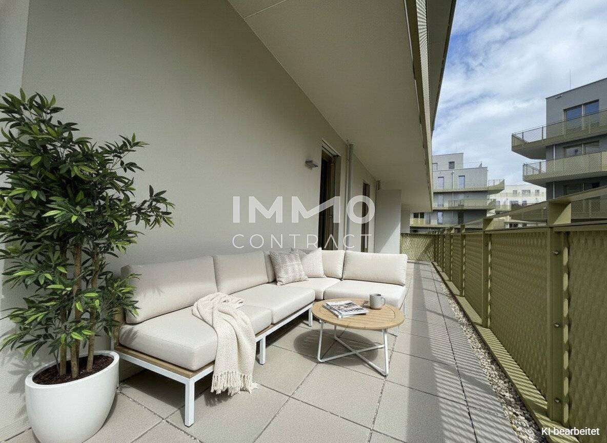Apartment newly built with sunny balcony