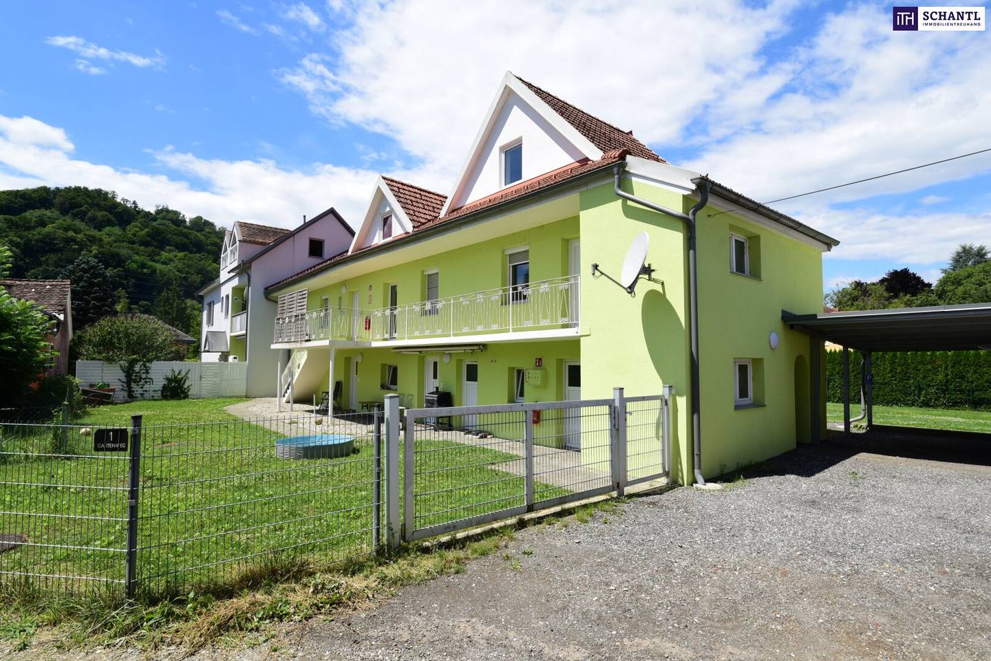 Renditestarke Wohnung bereits vermietet eigene Gartenfläche ruhige Lage
