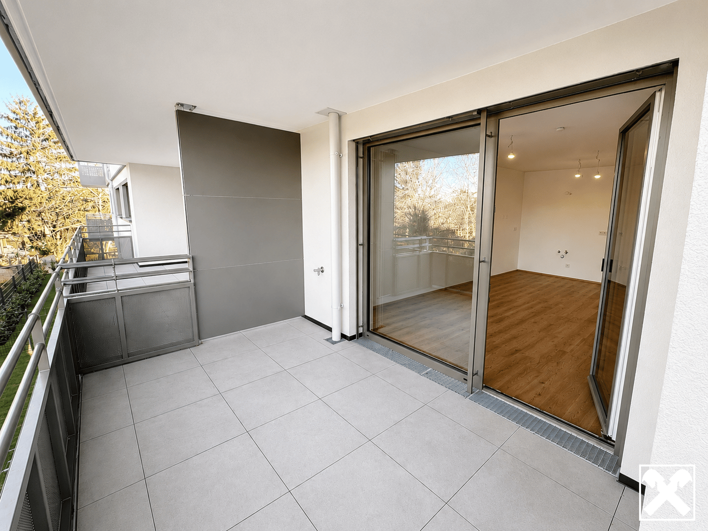 Wohnung Modern two room balcony near the Danube