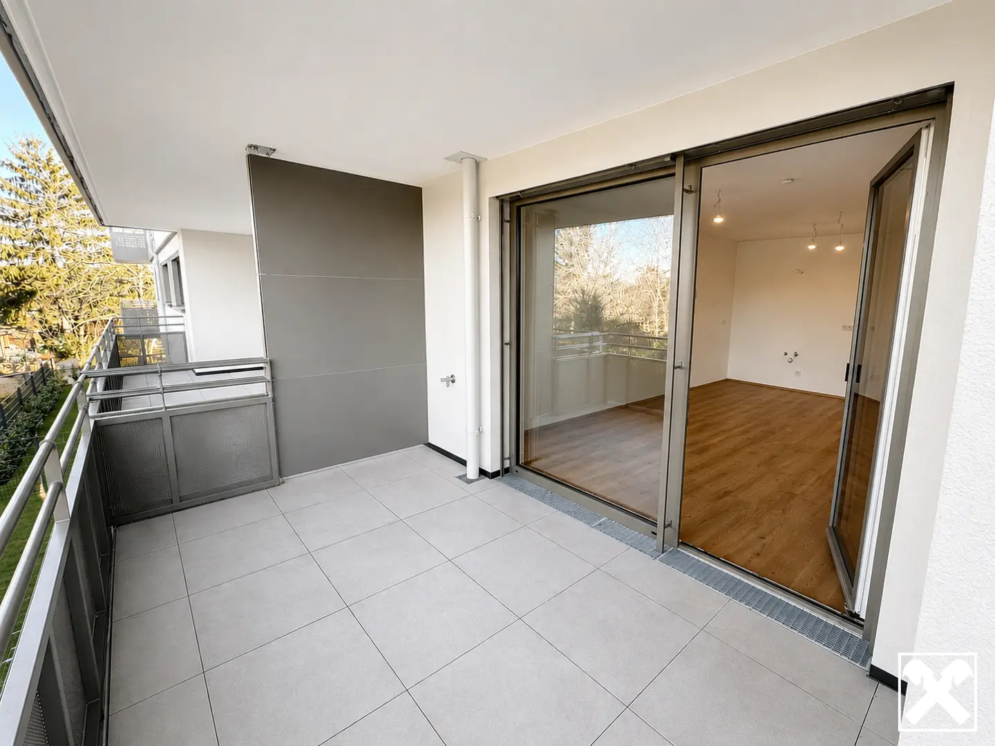 Wohnung Modern two room balcony near the Danube