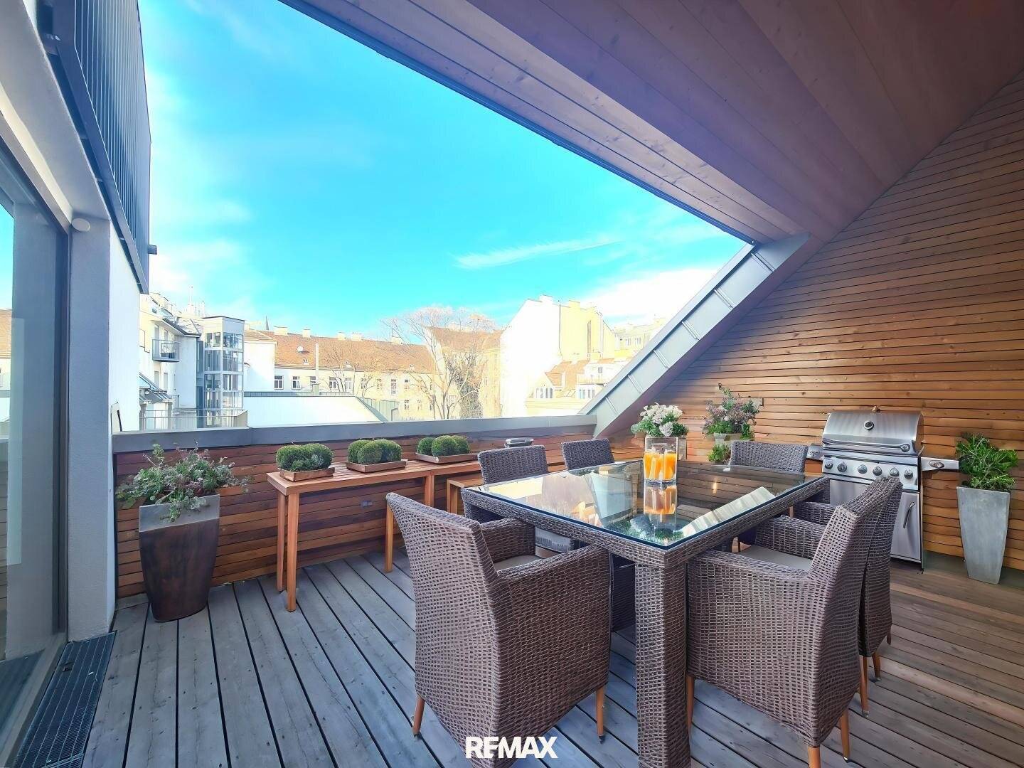 Apartment first occupancy terrace