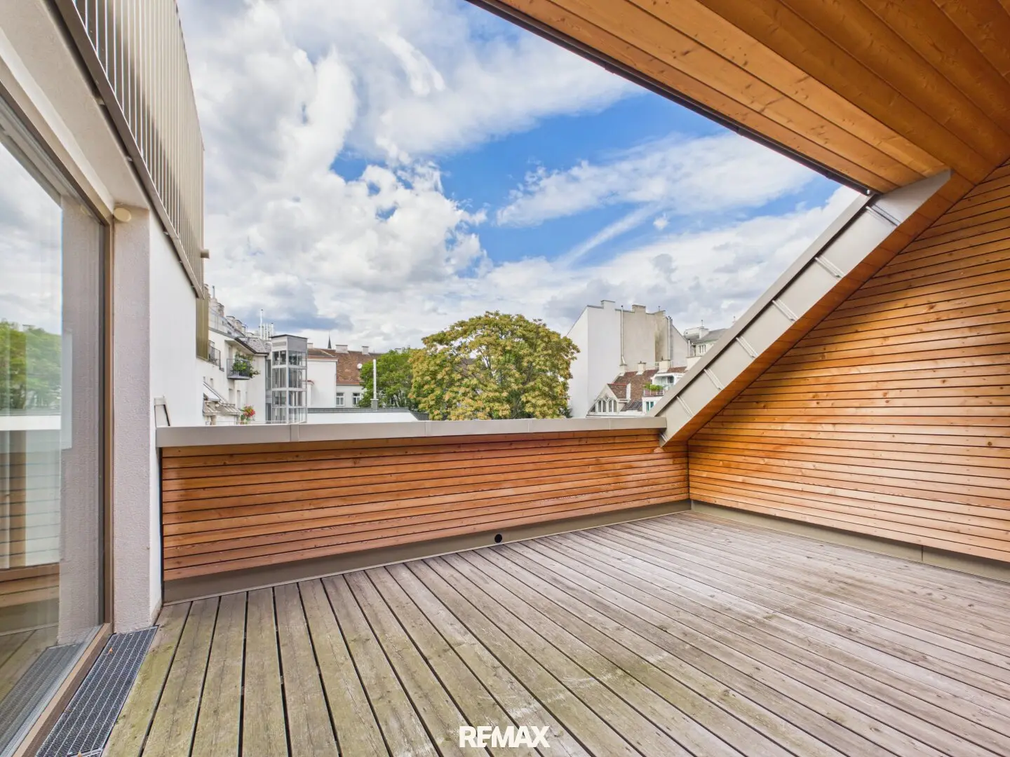Apartment first occupancy terrace