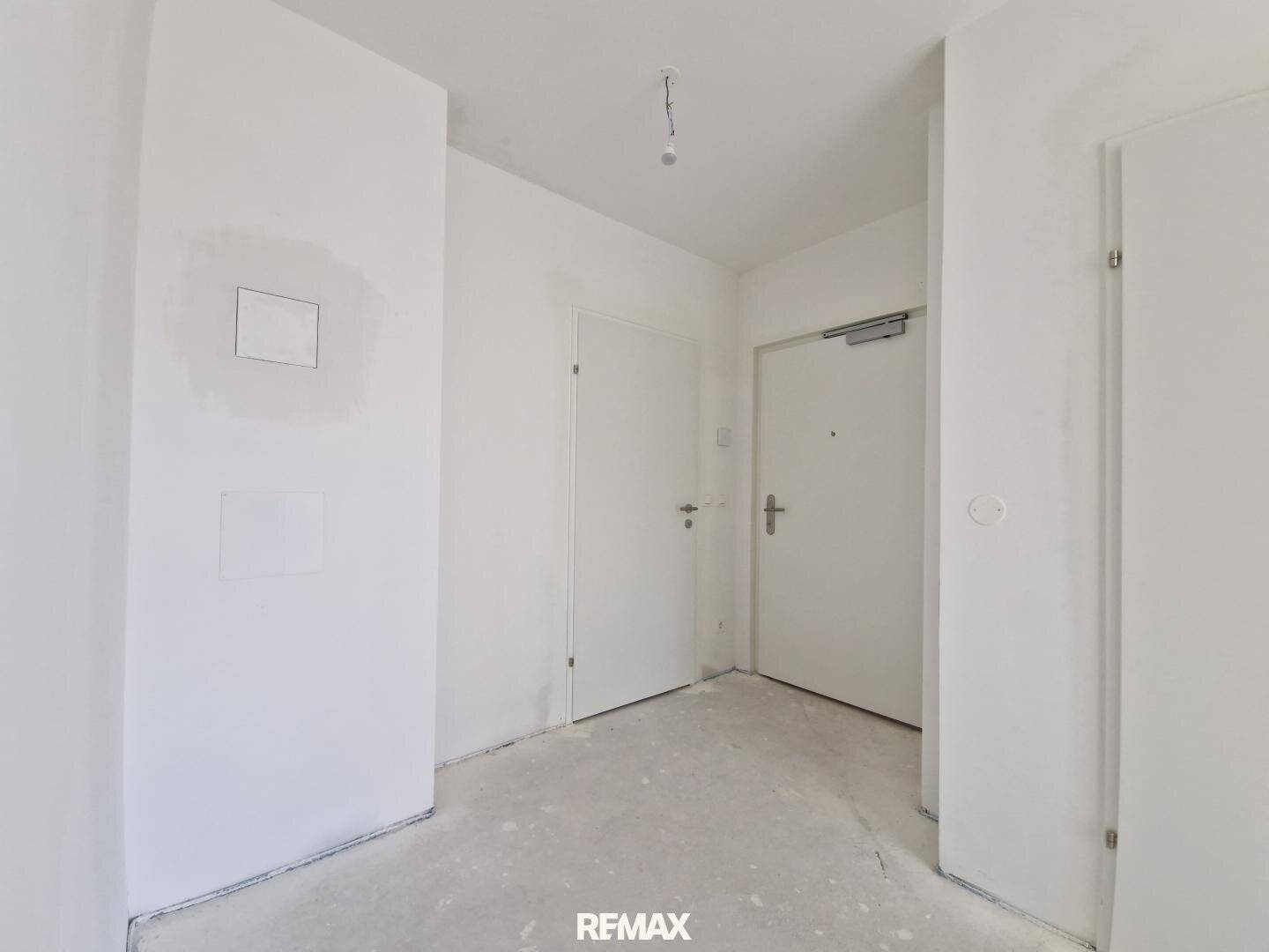 Attic apartment first occupancy panoramic view