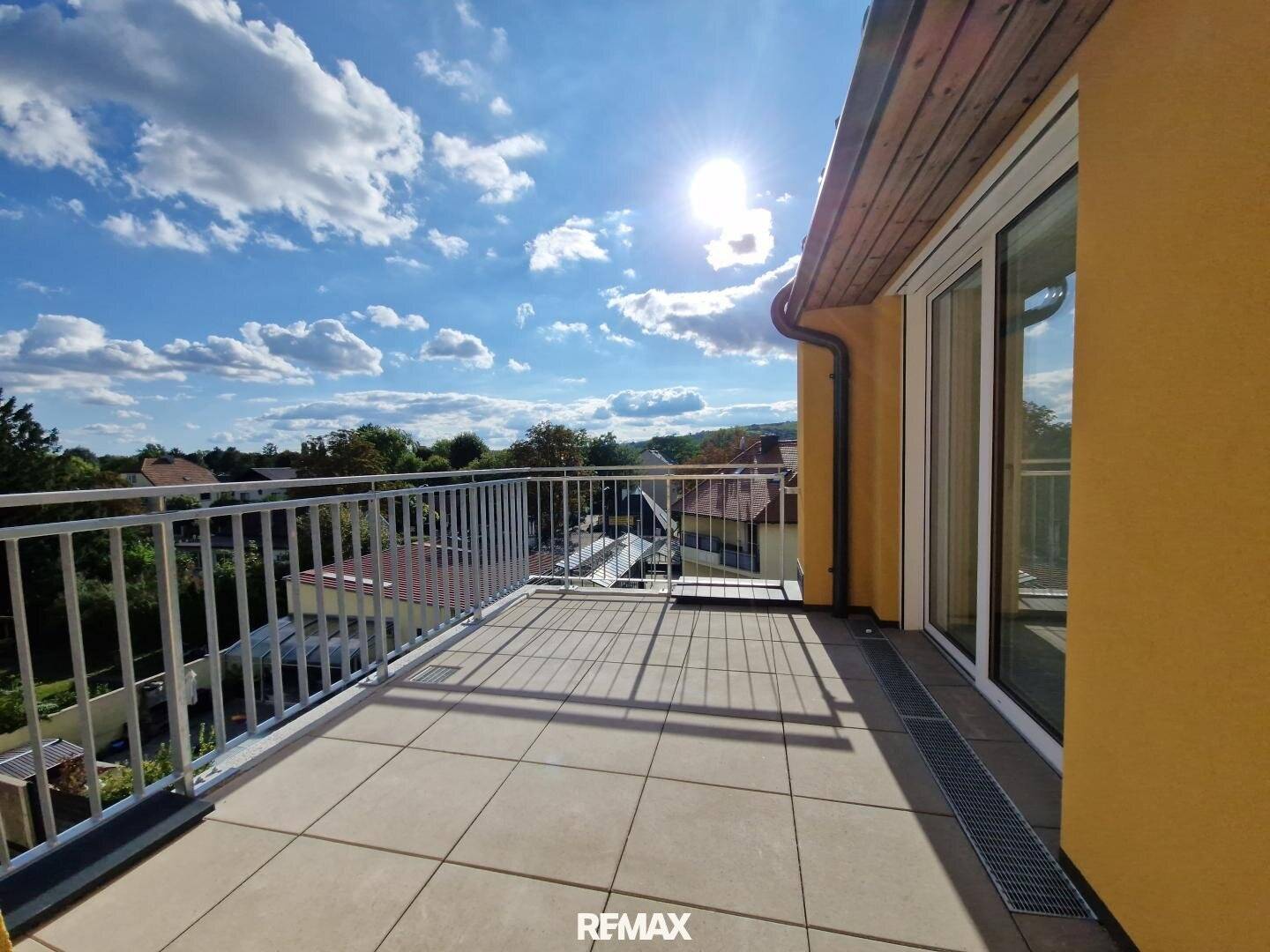 Attic apartment first occupancy panoramic view