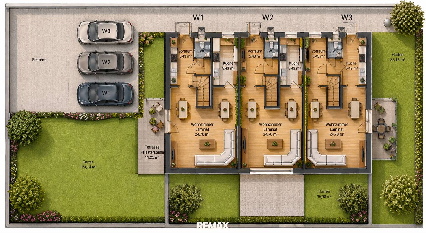 Sommeraktion! Reihenhaus Neubau mit Garten, Keller und Abstellplatz nahe Draschepark