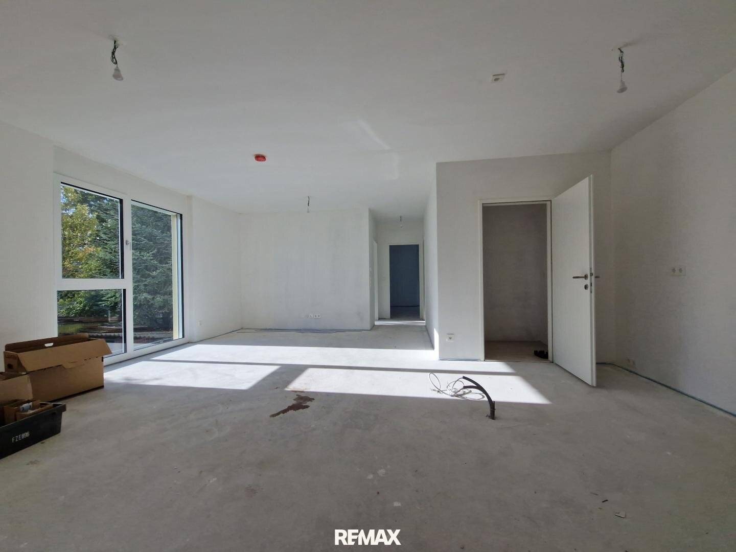 New construction apartment with terrace near the Danube