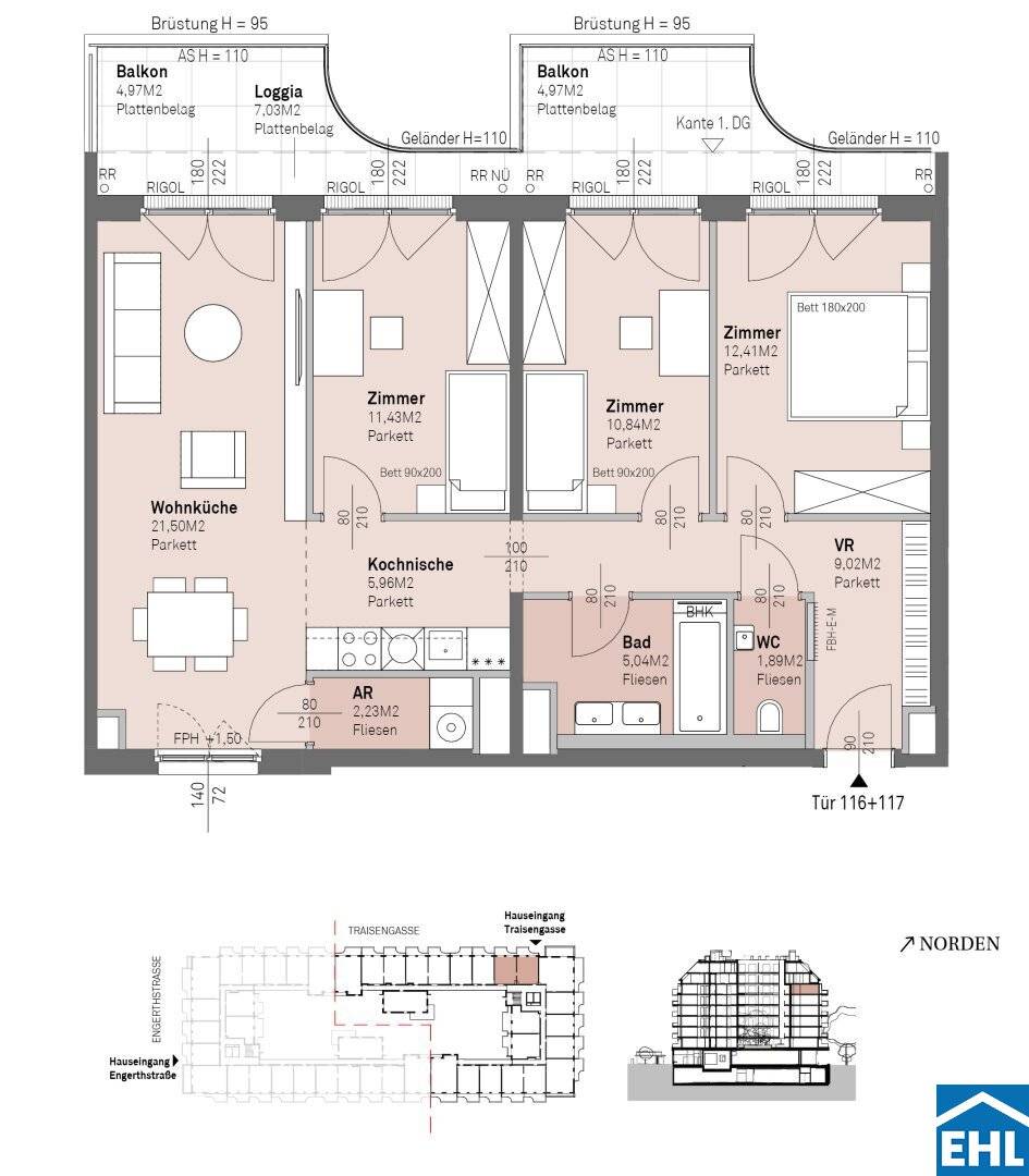 Exclusive living with Danube view – Your stylish investment in the heart of Vienna