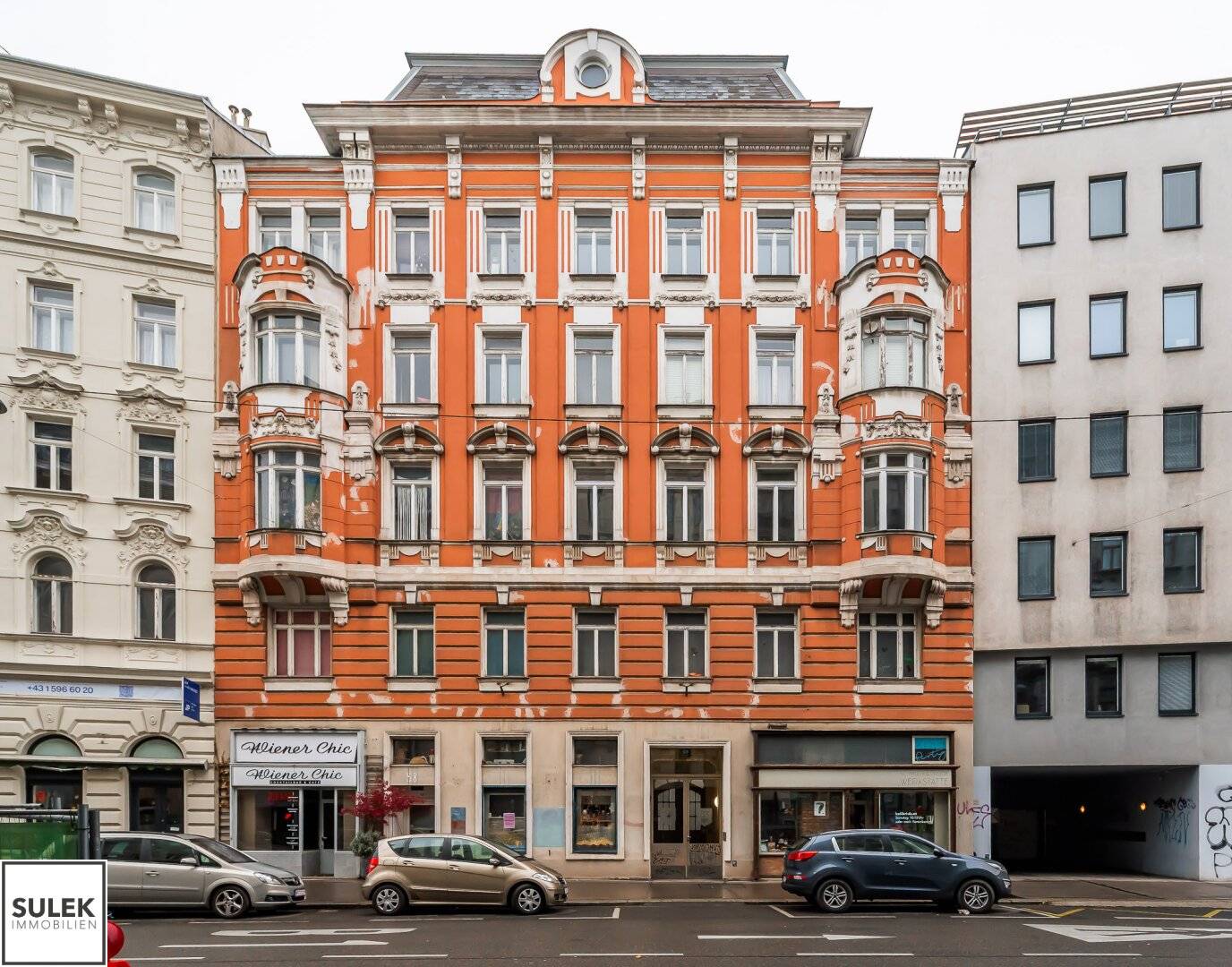 Available now: approx. 115 m² large commercial premises PopUp / office / small cafe etc. No gastronomy Video viewing High-traffic location on Schönbrunner Straße