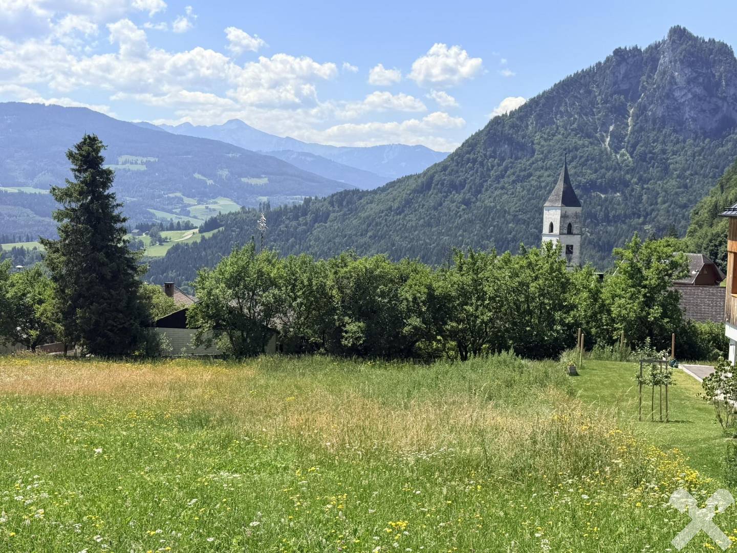 Baugrundstück mit Panoramablick auf den Grimming in Stainach-Pürgg