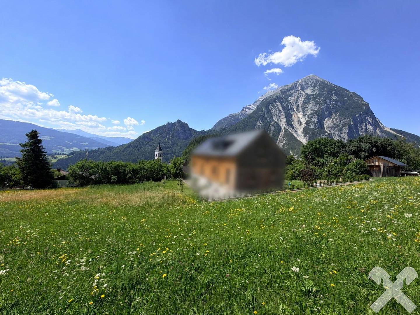 Baugrundstück mit Panoramablick auf den Grimming in Stainach-Pürgg