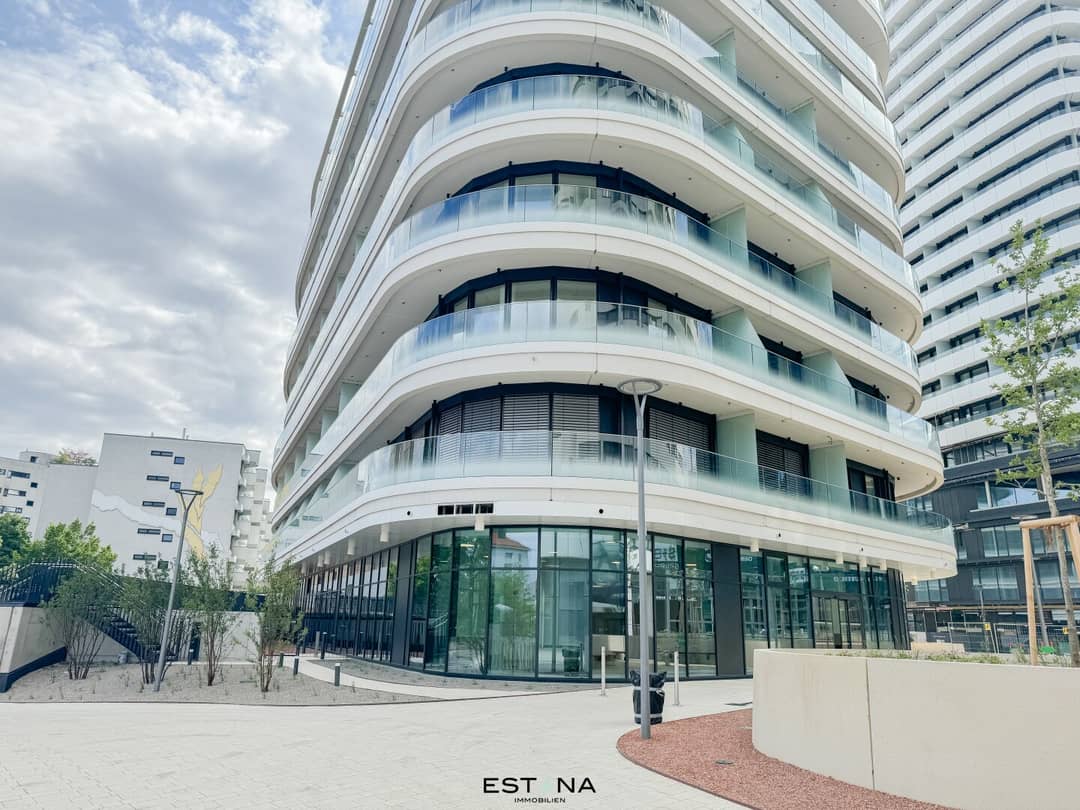 Wohnung with views of the New Danube and Donau City