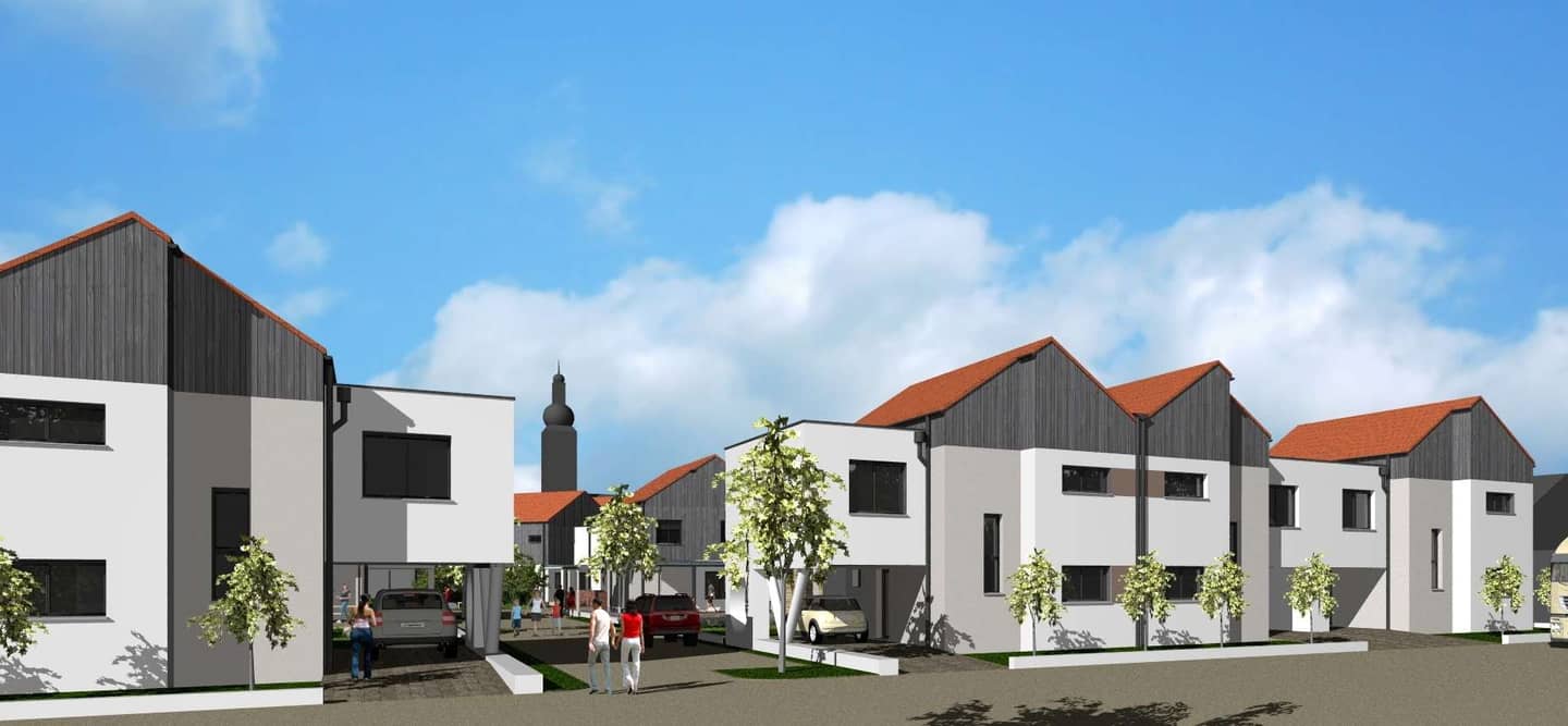 Moderne Reihenhaus in Sankt Andrä am Zicksee, 4 Zimmer, 2 Stellplätze