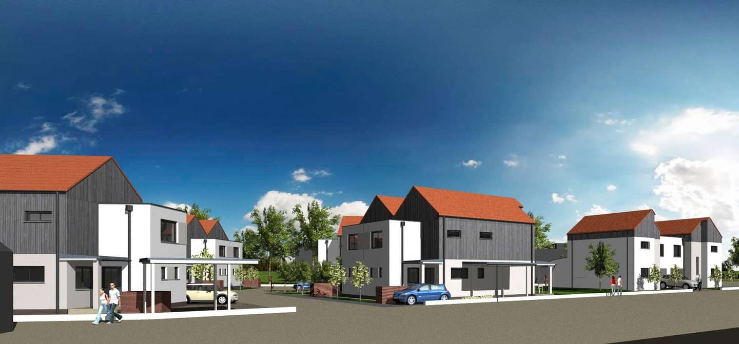 Moderne Reihenhaus in Sankt Andrä am Zicksee, 4 Zimmer, 2 Stellplätze