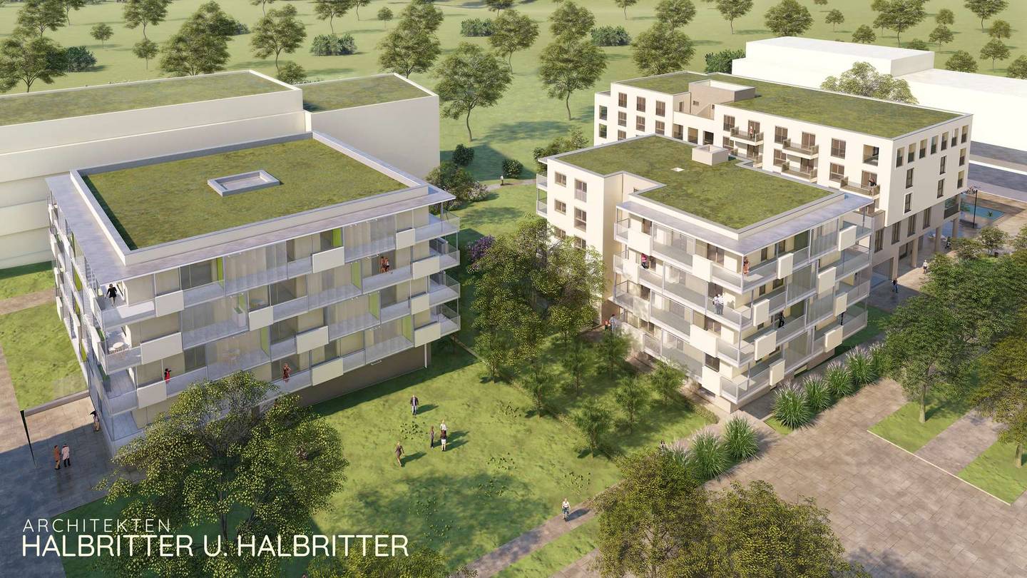 Wohnung direkt am Stadtpark Erstbezug Balkon