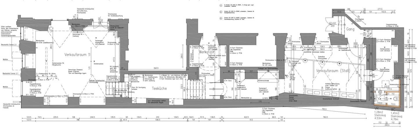 Geschäftslokal in Wien 1., 170 m², zentrale Lage nahe Kärntner Straße