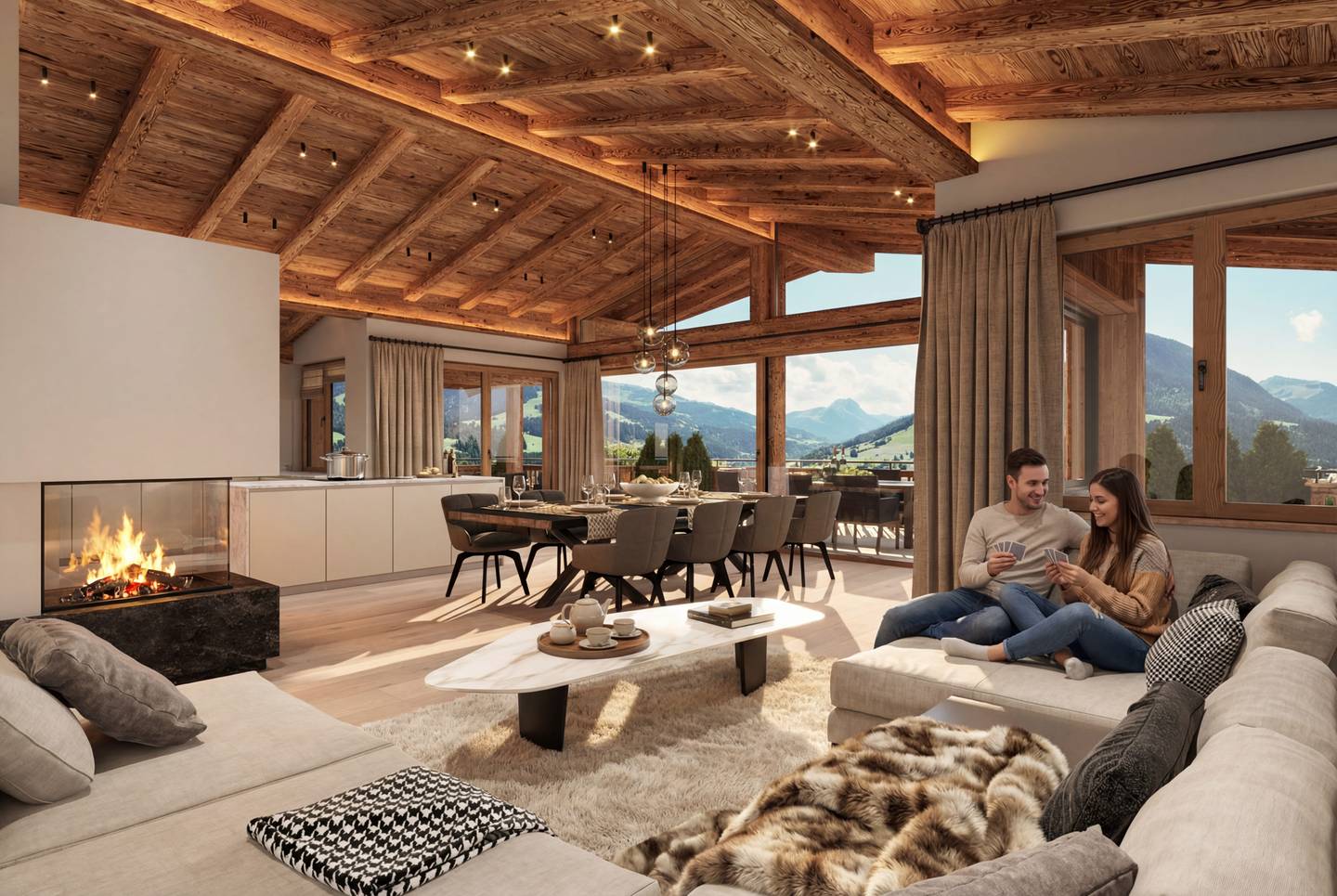Top floor apartment with unobstructed view