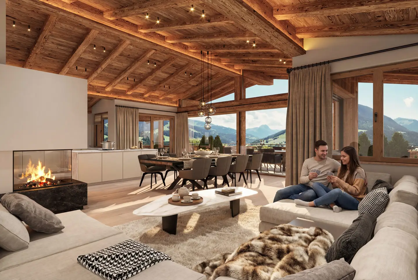 Top floor apartment with unobstructed view