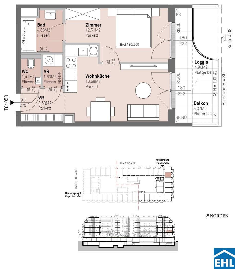 Exclusive living with Danube view, your stylish investment in the heart of Vienna