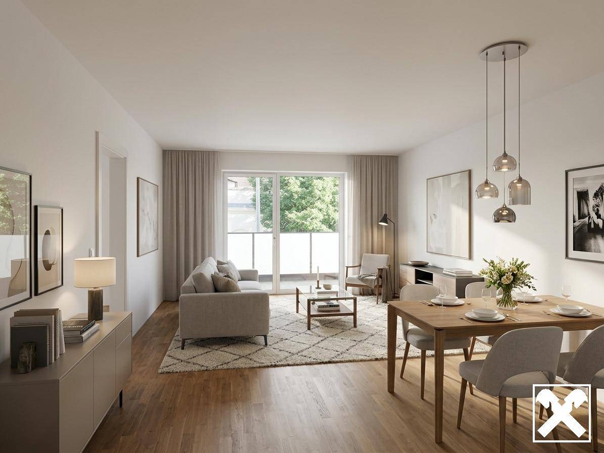 Newly built apartment with loggia and elevator