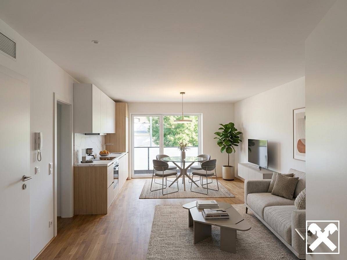 First occupancy balcony apartment by Neufeldersee