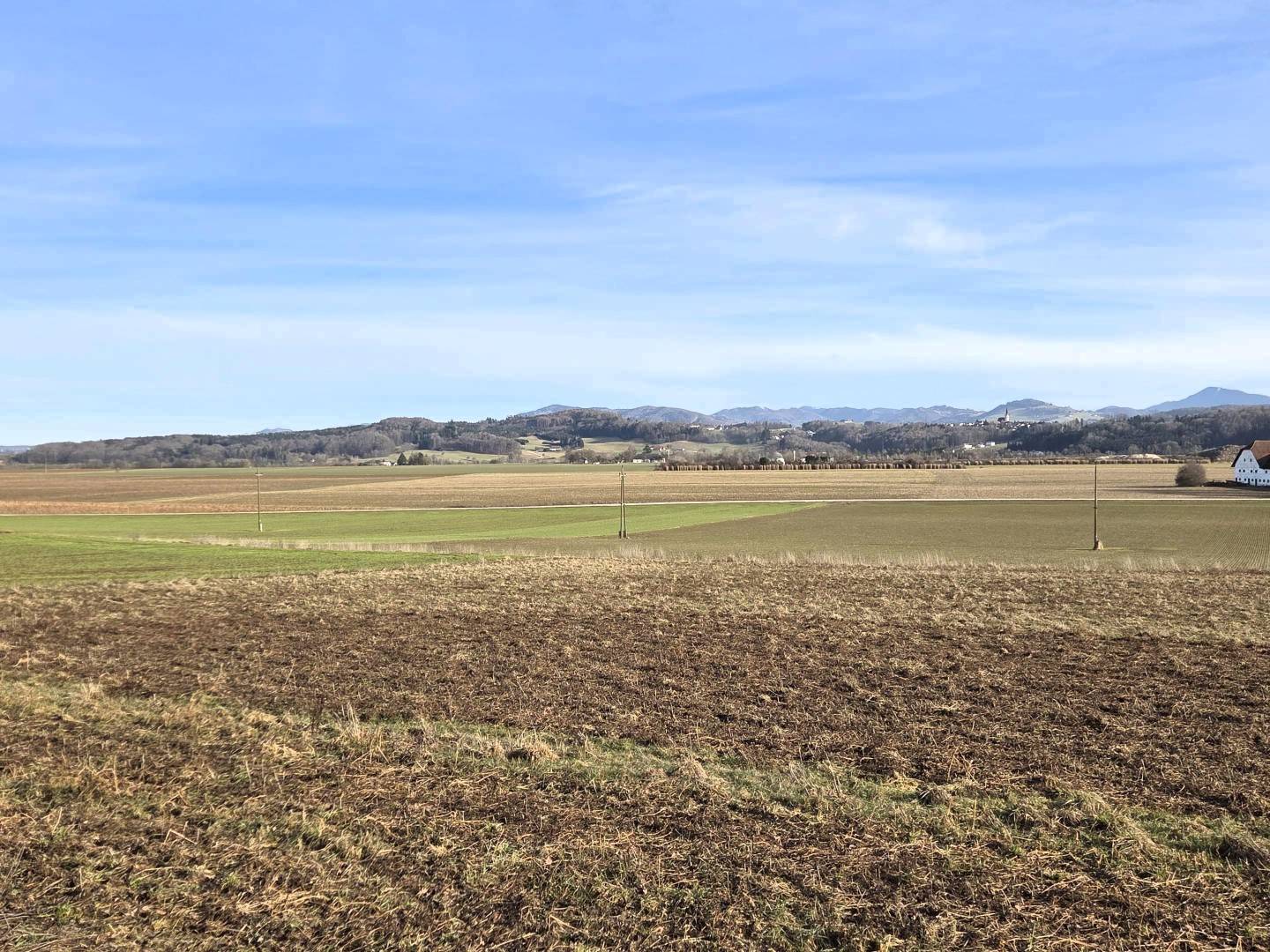 Hang-Baugrundstück in Sierning-Hausleiten, 1.531 m² aufgeschlossen