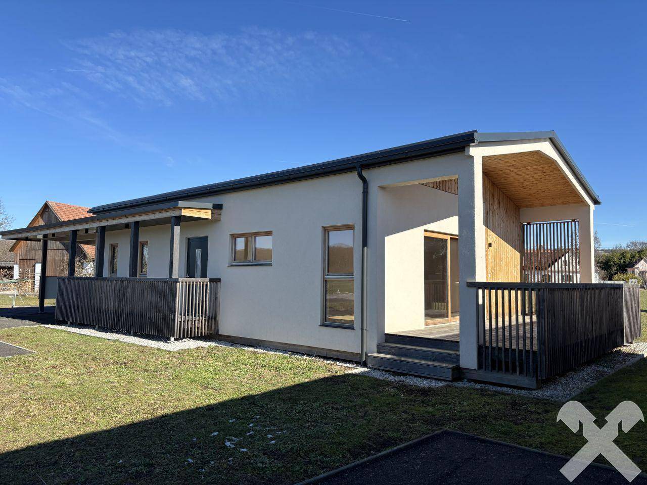 Moderner Bungalow in Wörth an der Lafnitz – 85 m², Terrasse, Carport