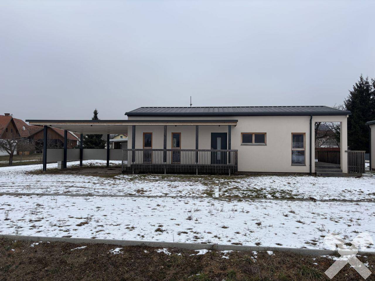 Moderner Bungalow in Wörth an der Lafnitz – 85 m², Terrasse, Carport