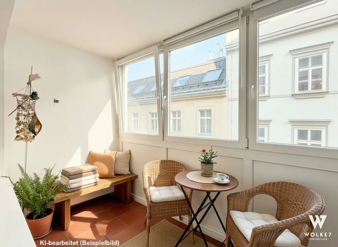 Wohnen im Botschaftsviertel I 3-Zimmer-Wohnung mit Loggia & Ruhelage nahe U4 Stadtpark I U3/U4 Wien Mitte