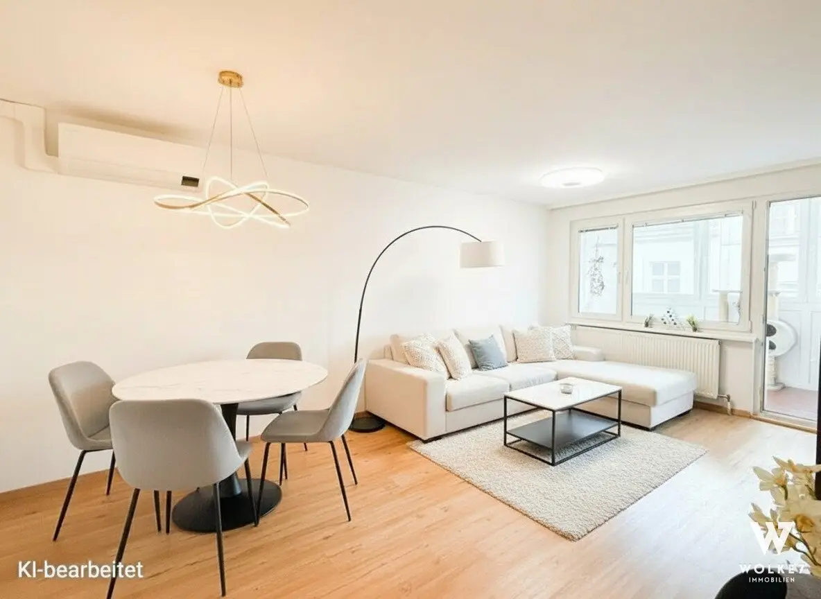 Wohnen im Botschaftsviertel I 3-Zimmer-Wohnung mit Loggia & Ruhelage nahe U4 Stadtpark I U3/U4 Wien Mitte