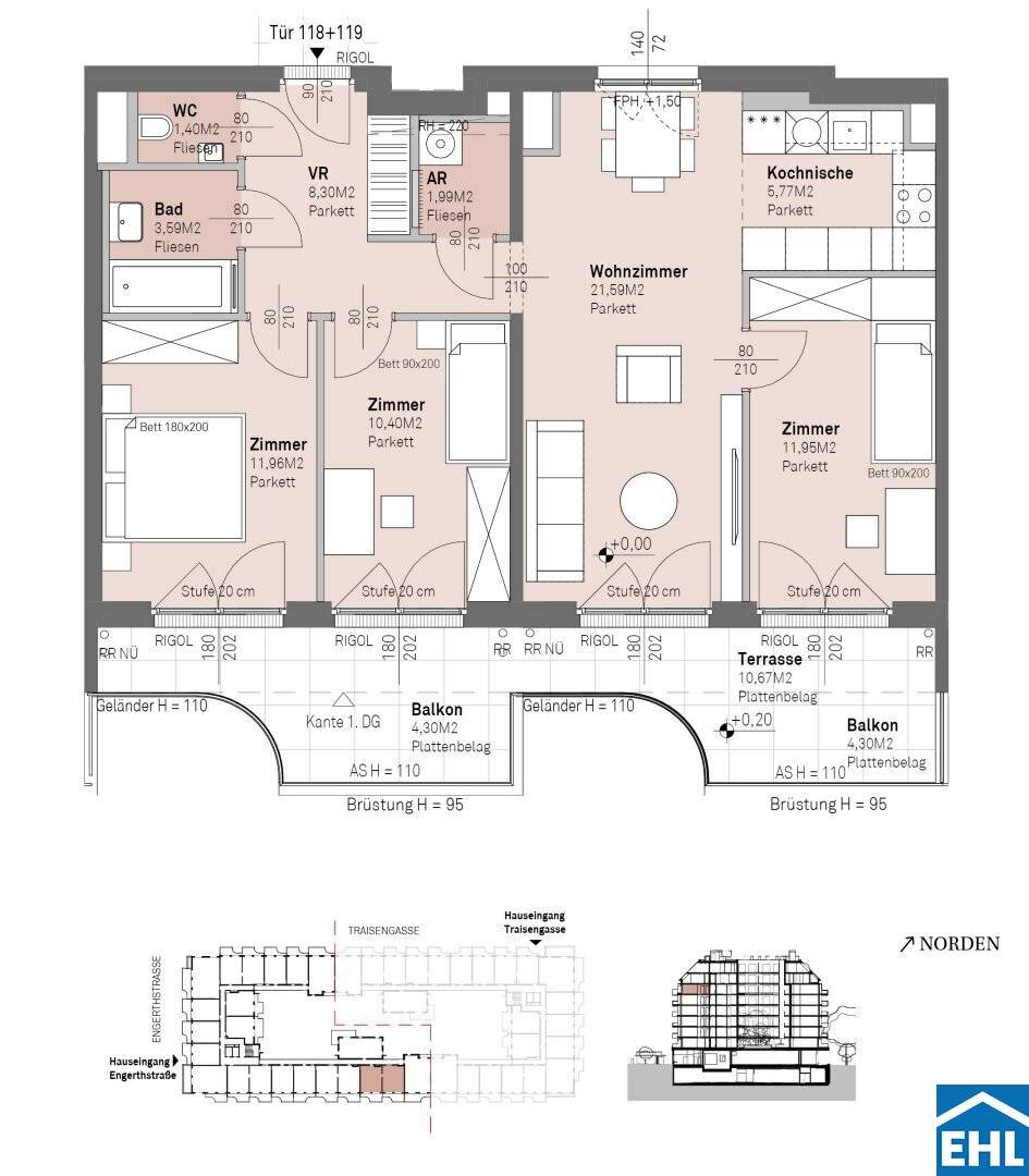 A home for all generations – living on the idyllic Danube riverbank and Danube riverbank? No, adjust to: A home for all generations – living on the idyllic Danube riverbank