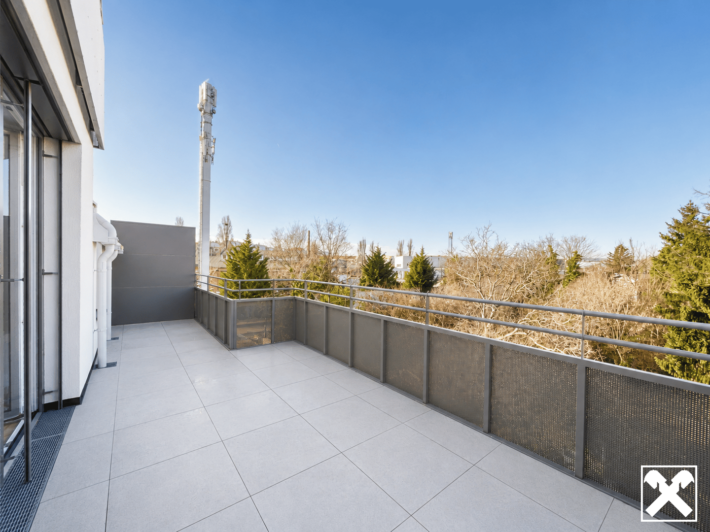 Apartment with terrace near the Danube