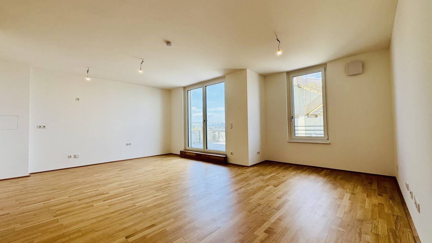 Dachgeschosswohnung Erstbezug mit Balkon und Terrasse