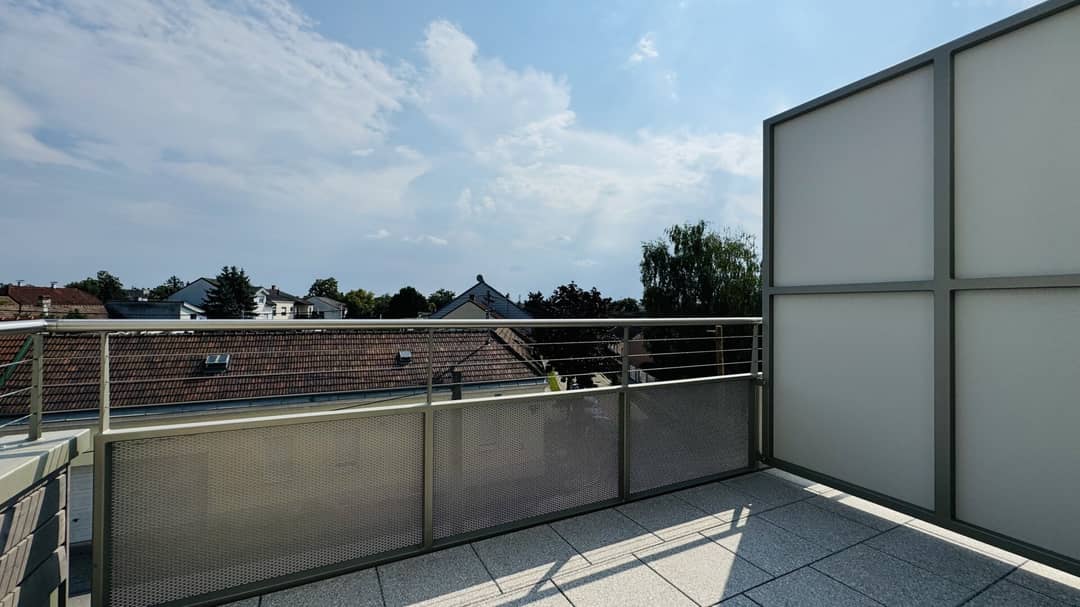 Dachgeschosswohnung Erstbezug Balkon am Bahnhof