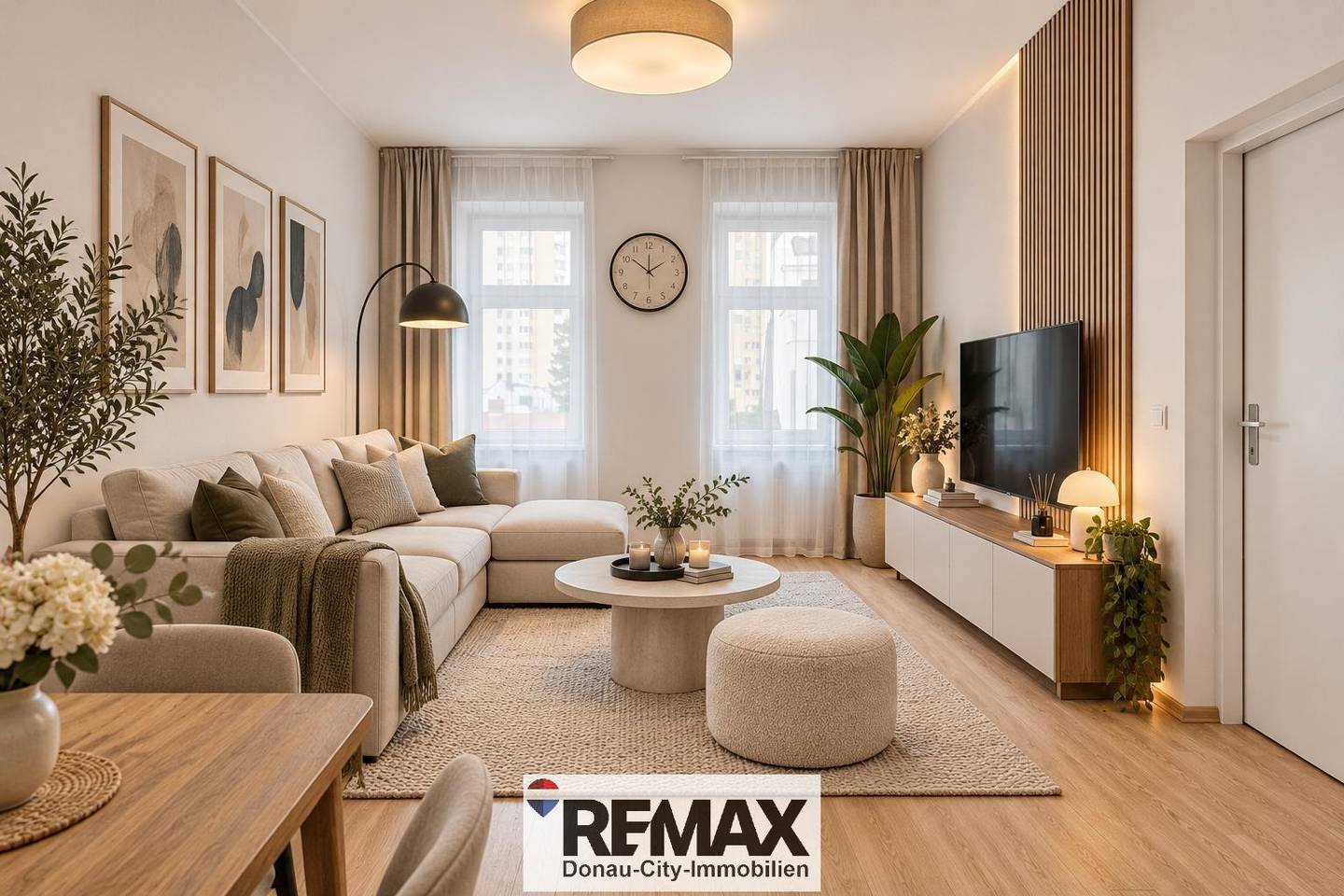 Apartment in an old building with a loggia near Kagraner Platz