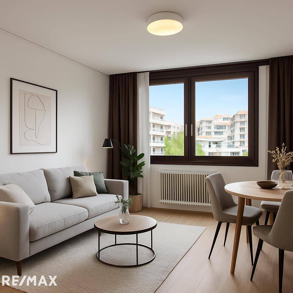 Top floor apartment with roof terrace and view