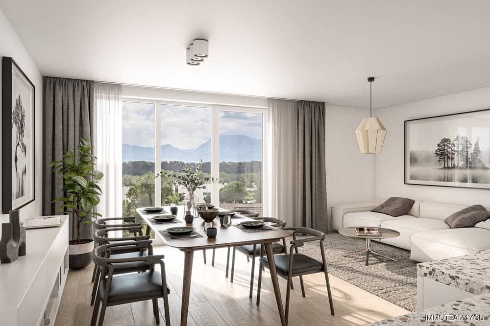 Apartment with Panoramic View Traunstein Loggia