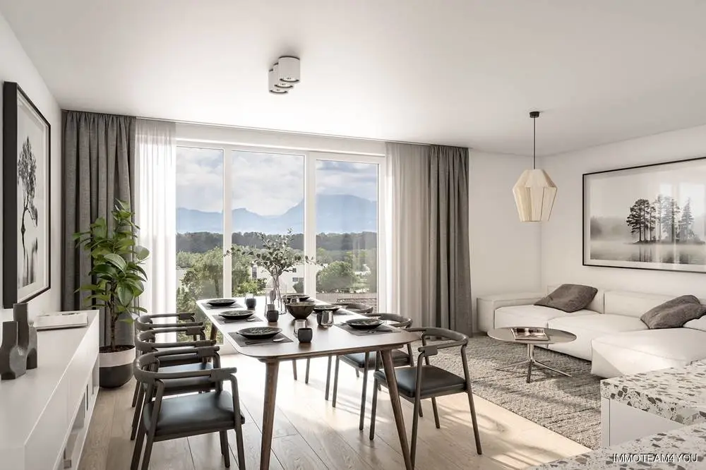 Apartment with Panoramic View Traunstein Loggia