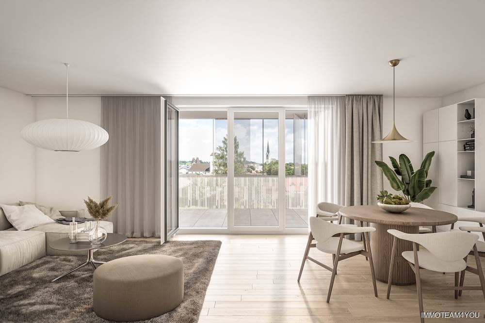 Apartment with Panoramic View Traunstein Loggia