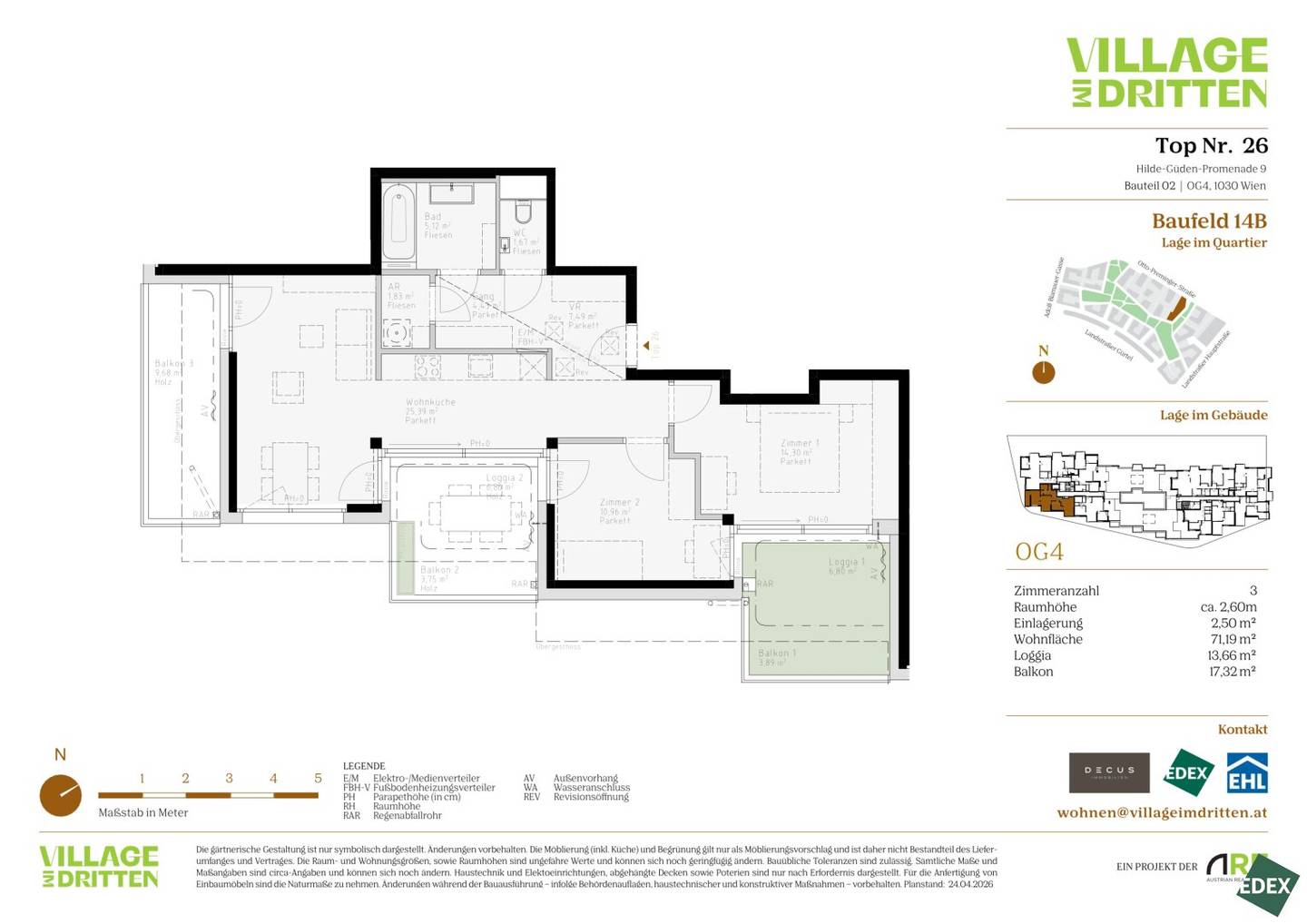 Apartment New Build First Occupancy Balcony Loggia