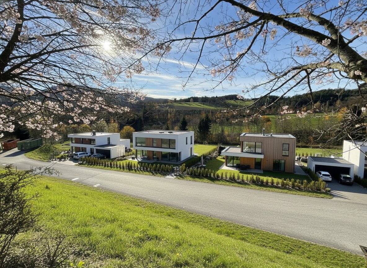 Bromberg am Beginn der Buckligen Welt: Sonniger Baugrund in leichter Hanglage!