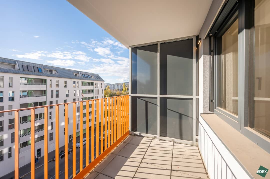 Neubau Wohnung Brigittenau Balkon