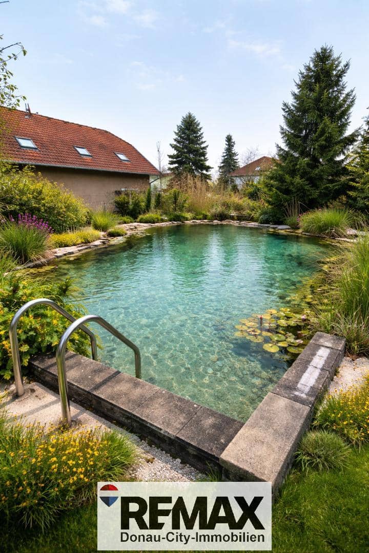 Schlossvilla in Enzesfeld-Lindabrunn mit Weideland & Naturteichen