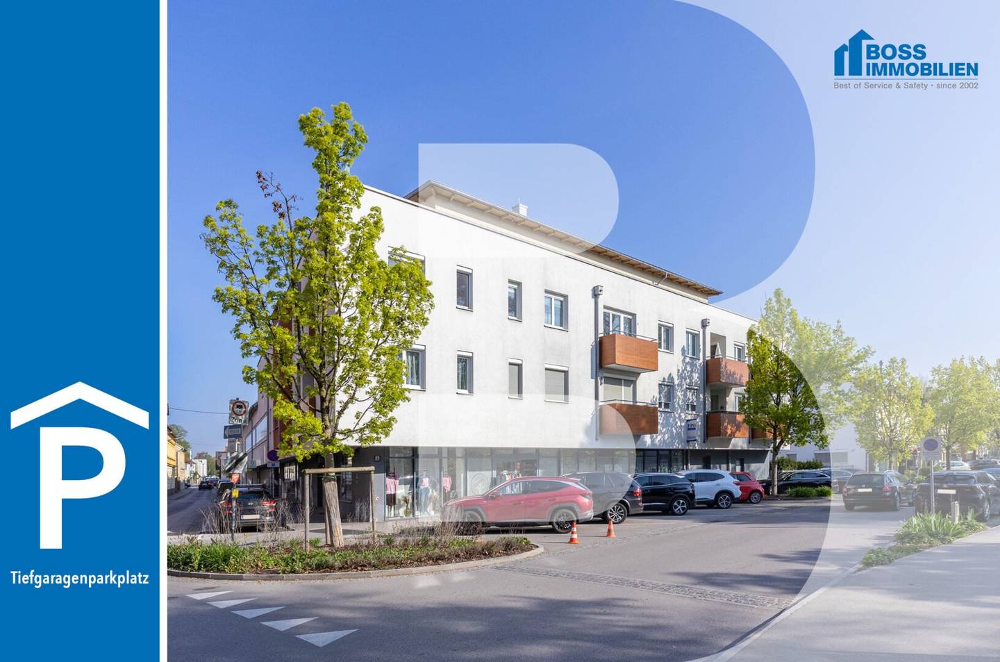 Tiefgaragenplatz in Traun Zentrum – 12,84 m², sofort verfügbar