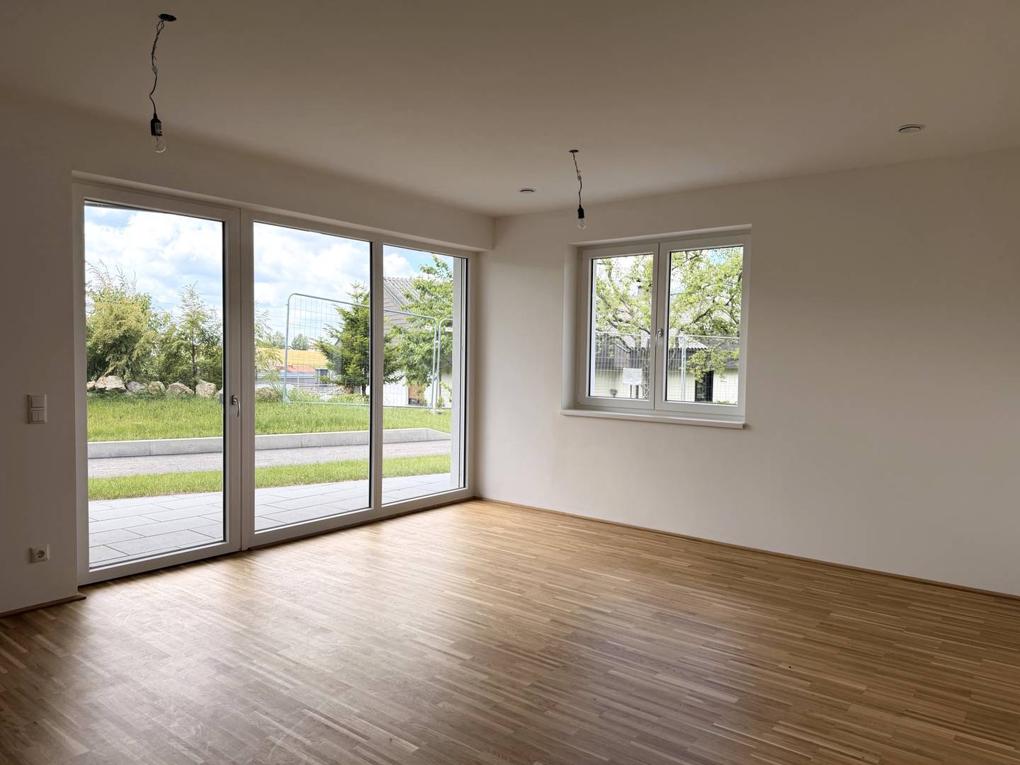 New build apartment first occupancy 2025 with garden